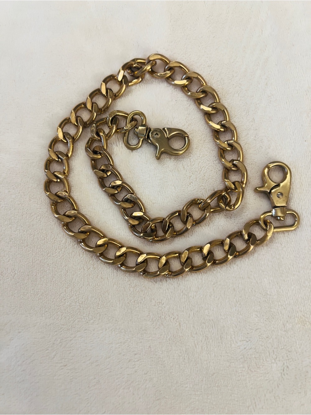 🩷Chunky Chain Bag Strap ,Gold-Tone Chain with Lobster Clasps🩷